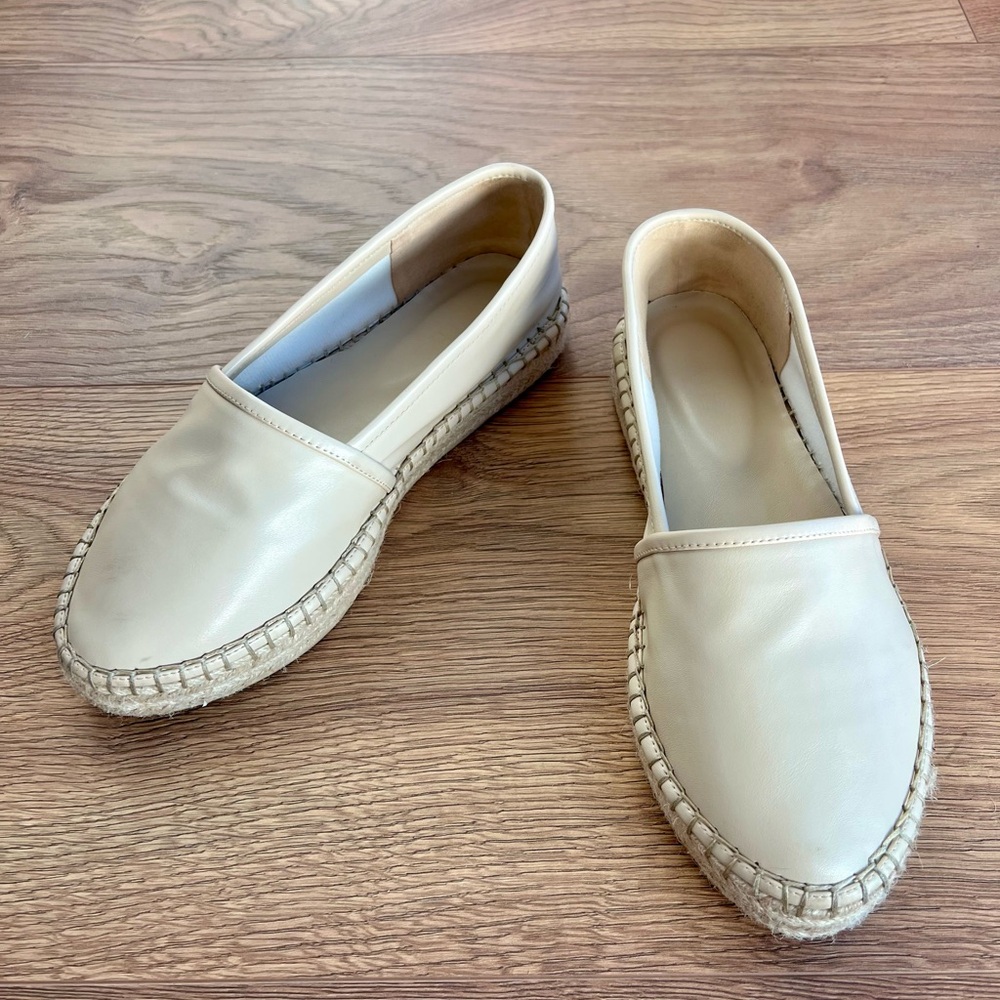 RAYE Yuma Espadrille cream color size 8